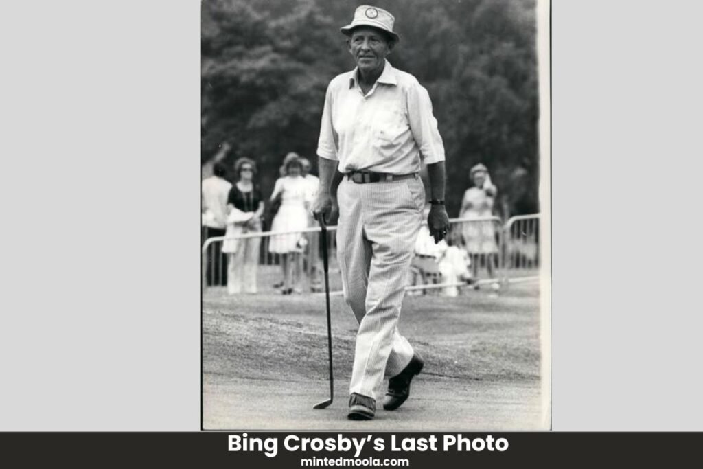 Bing Crosby’s Last Photo