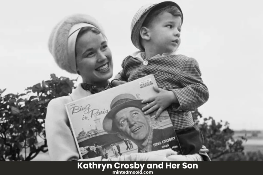 Kathryn Crosby and Her Son