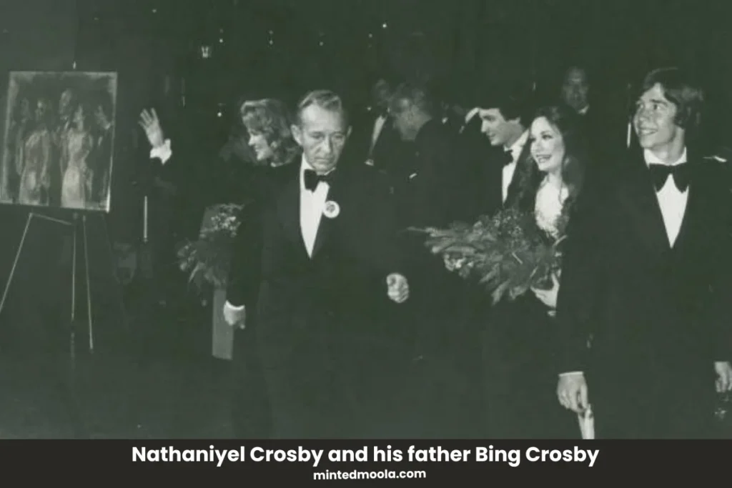 Nathaniel Crosby and his father Bing Crosby